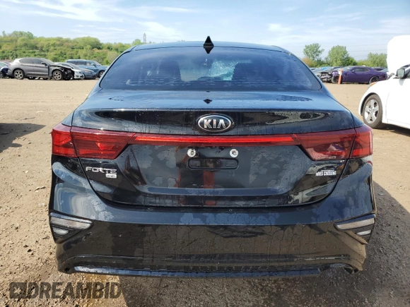 2019 Kia Forte LXS with VIN 3KPF24AD3KE105929, listed as a Copart auction lot 56757015 with 87,158 mi miles and Salvage title. Bid and sale history available at DreamBid. Image 6.
