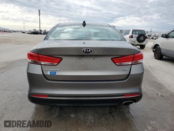 2016 Kia Optima EX with VIN 5XXGU4L31GG103713, listed as a Copart auction lot 88771715 with 50,307 mi miles and Salvage Title. Bid and sale history available at carsss.com. Image 6.