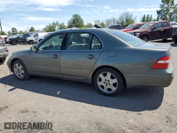 2004 Lexus LS 430 z VIN JTHBN36F340168081, wystawiony jako Copart lot #56130145 z przebiegiem 313 818 mil mil oraz Szkoda całkowita • Salvage title. Historia ofert i sprzedaży dostępna na DreamBid. Obrazek 2.