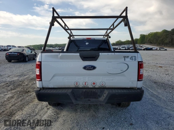 2020 Ford F-150 XL with VIN 1FTMF1C54LKD52729, listed as a Copart auction lot 52511365 with 165,123 mi miles and Clean Title. Bid and sale history available at carsss.com. Image 6.