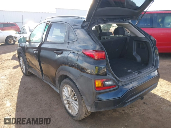 2021 Hyundai Kona SEL with VIN KM8K22AA3MU747284, listed as a IAAI auction lot 41609261 with 82,778 mi miles. Bid and sale history available at carsss.com. Image 3.