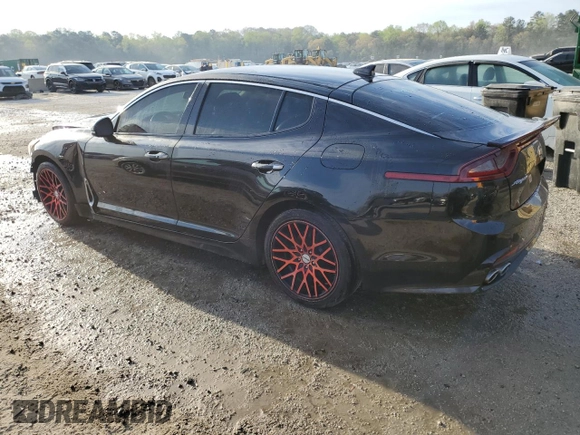 2018 Kia Stinger with VIN KNAE15LA7J6036770, listed as a Copart auction lot 50615925 with 93,615 mi miles and Clean Title. Bid and sale history available at carsss.com. Image 2.