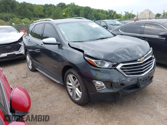 2018 Chevrolet Equinox Premier with VIN 2GNAXWEX5J6202082, listed as a IAAI auction lot 40008794 with 110,735 mi miles and . Bid and sale history available at carsss.com. Image 1.