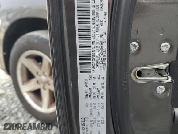 2017 Ram 1500 Express with VIN 1C6RR7FG9HS826900, listed as a Copart auction lot 52293405 with 54,095 mi miles and Salvage Title. Bid and sale history available at carsss.com. Image 14.