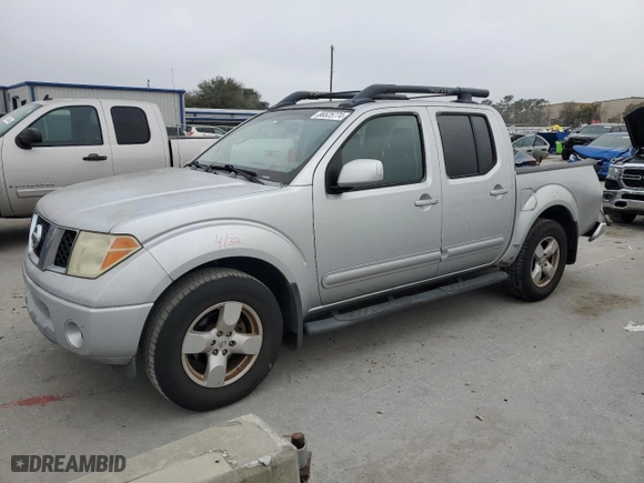 2005 Nissan Frontier 2WD Nismo with VIN 1N6AD07U35C444722, listed as a Copart auction lot 86525774 with 106,449 mi miles and Salvage Title. Bid and sale history available at carsss.com. Image 1.