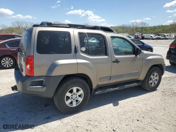 2005 Nissan Xterra S with VIN 5N1AN08W65C640651, listed as a Copart auction lot 52778285 with 110,227 mi miles and Clean Title. Bid and sale history available at carsss.com. Image 3.