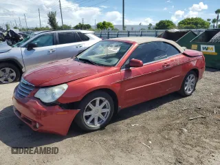2008 Chrysler Sebring Touring with VIN 1C3LC55R18N276439, listed as a Copart auction lot 60517005 with 177,008 mi miles and Salvage title. Bid and sale history available at DreamBid. Image 1.