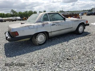 1986 Mercedes-Benz 560 with VIN WDBBA48D9GA037751, listed as a Copart auction lot 54861415 with 86,212 mi miles and Clean Title. Bid and sale history available at carsss.com. Image 3.
