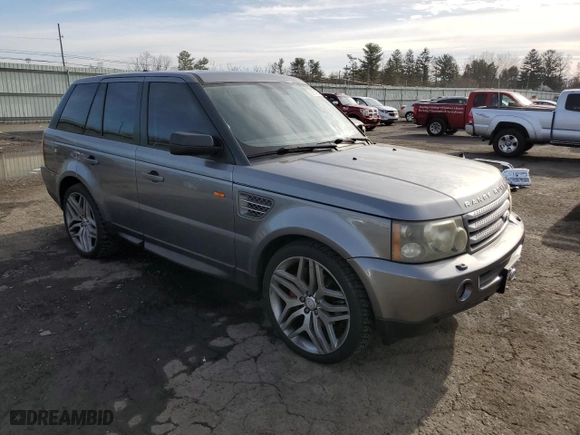 2007 Land Rover Range Rover Sport SC with VIN SALSH23467A105828, listed as a Copart auction lot 82674534 with 130,094 mi miles and Clean Title. Bid and sale history available at carsss.com. Image 4.