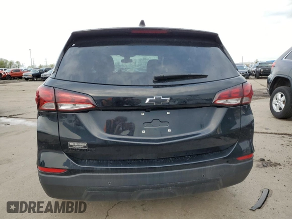 2024 Chevrolet Equinox LS with VIN 3GNAXHEG4RL182359, listed as a Copart auction lot 55045485 with 10,892 mi miles and Clean Title. Bid and sale history available at DreamBid. Image 6.