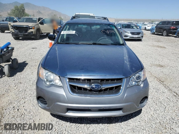 2008 Subaru Outback with VIN 4S4BP60CX87345729, listed as a Copart auction lot 61358935 with 137,932 mi miles and Salvage title. Bid and sale history available at DreamBid. Image 5.