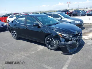2024 Nissan Sentra SV with VIN 3N1AB8CV1RY252205, listed as a IAAI auction lot 42402273 with 23,328 mi miles and . Bid and sale history available at DreamBid. Image 1.