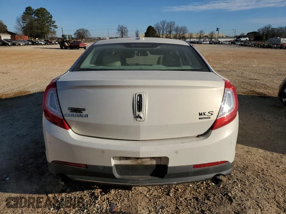 2013 Lincoln MKS EcoBoost with VIN 1LNHL9FTXDG604941, listed as a Copart auction lot 47445485 with 66,591 mi miles and Salvage title. Bid and sale history available at DreamBid. Image 6.