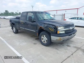 2003 Chevrolet Silverado 1500 LS z VIN 1GCEK19T73E326713, wystawiony jako IAAI lot #42692133 z przebiegiem Nie podano mil oraz . Historia ofert i sprzedaży dostępna na DreamBid. Obrazek 1.