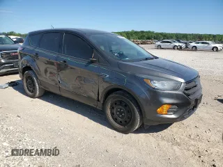 2018 Ford Escape S with VIN 1FMCU0F7XJUA28402, listed as a Copart auction lot 57955745 with 104,625 mi miles and Salvage title. Bid and sale history available at DreamBid. Image 4.
