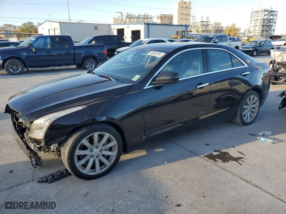 2017 Cadillac ATS Sedan RWD with VIN 1G6AA5RX6H0148344, listed as a Copart auction lot 86840354 with 59,160 mi miles and Salvage Title. Bid and sale history available at carsss.com. Image 1.