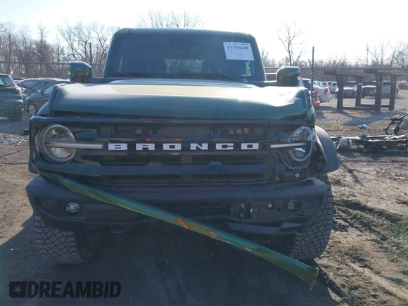 2022 Ford Bronco with VIN 1FMEE5DP9NLB56714, listed as a IAAI auction lot 41766648 with 44,970 mi miles and . Bid and sale history available at DreamBid. Image 12.