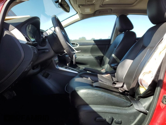 2017 Nissan Sentra SR with VIN 3N1AB7AP1HY351300, listed as a Copart auction lot 52052435 with 86,700 mi miles and Salvage Title. Bid and sale history available at carsss.com. Image 7.
