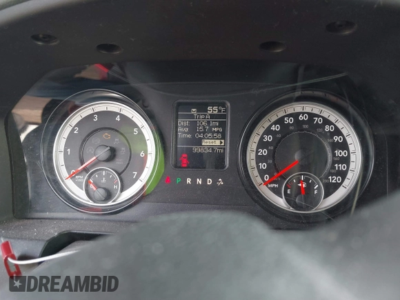 2014 Ram 1500 Express with VIN 1C6RR6KT1ES398376, listed as a IAAI auction lot 41393458 with 99,834 mi miles. Bid and sale history available at carsss.com. Image 6.