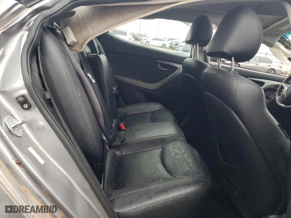 2013 Hyundai Elantra GLS PZEV with VIN KMHDH4AE6DU630532, listed as a Copart auction lot 51815765 with 0 mi miles and Non Repairable. Bid and sale history available at carsss.com. Image 11.