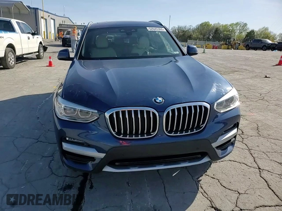 2021 BMW X3 xDrive30i with VIN 5UXTY5C09M9H50725, listed as a Copart auction lot 52645365 with 27,652 mi miles and Salvage Title. Bid and sale history available at DreamBid. Image 14.