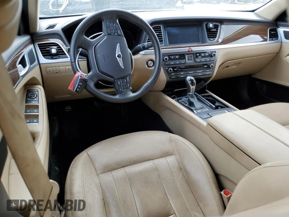 2015 Hyundai Genesis 3.8L with VIN KMHGN4JE7FU066608, listed as a Copart auction lot 69670874 with 148,891 mi miles and Non Repairable. Bid and sale history available at carsss.com. Image 8.