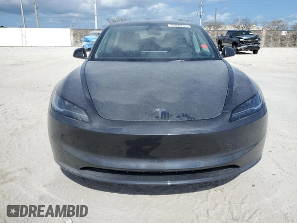 2025 Tesla Model 3 Long Range z VIN 5YJ3E1EA3SF974534, wystawiony jako Copart lot #53025525 z przebiegiem 228 mil mil oraz Szkoda całkowita • Salvage title. Historia ofert i sprzedaży dostępna na DreamBid. Obrazek 5.