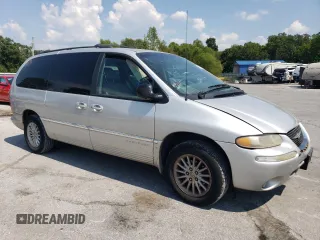 2000 Chrysler Town & Country LXi with VIN 1C4GP54L2YB534385, listed as a Copart auction lot 69637894 with 166,632 mi miles and Salvage Title. Bid and sale history available at carsss.com. Image 4.