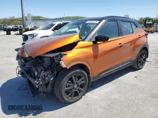 2021 Nissan Kicks SR z VIN 3N1CP5DV6ML547121, wystawiony jako Copart lot #52864875 z przebiegiem 83 947 mil mil oraz Szkoda całkowita • Salvage title. Historia ofert i sprzedaży dostępna na DreamBid. Obrazek 1.