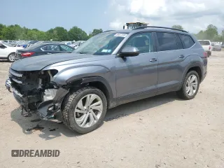 2023 Volkswagen Atlas SE с VIN 1V2KR2CAXPC553339, выставлен на аукционе Copart как лот 59667335 с пробегом 62 416 миль миль и Списание • Salvage title. История ставок и продаж доступна на DreamBid. Изображение 1.