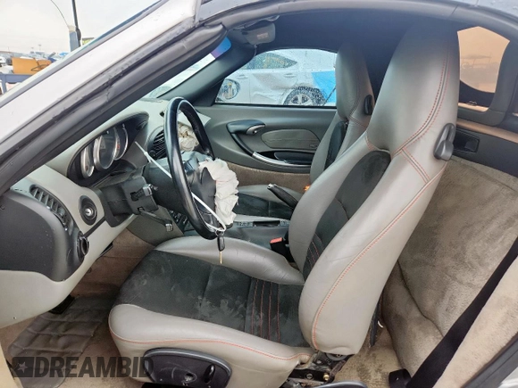 2002 Porsche Boxster S with VIN WP0CB29802S660218, listed as a Copart auction lot 62540525 with 129,940 mi miles and Salvage title. Bid and sale history available at DreamBid. Image 7.