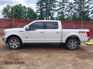2018 Ford F-150 XL with VIN 1FTEW1EG5JFA30240, listed as a IAAI auction lot 42124343 with 102,361 mi miles and . Bid and sale history available at DreamBid. Image 14.