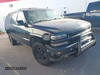 2005 Chevrolet Suburban LT with VIN 3GNFK16Z55G295686, listed as a IAAI auction lot 41606194 with 152,511 mi miles. Bid and sale history available at carsss.com. Image 1.