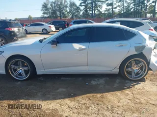 2021 Acura TLX Technology with VIN 19UUB5F42MA014115, listed as a IAAI auction lot 40860740 with Not provided miles and . Bid and sale history available at DreamBid. Image 14.