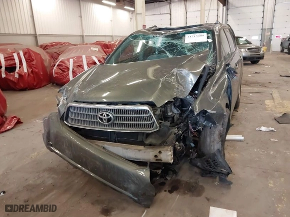 2008 Toyota Highlander Hybrid Limited with VIN JTEEW44A282016047, listed as a IAAI auction lot 41713409 with 1 mi miles. Bid and sale history available at carsss.com. Image 12.