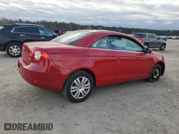 2010 Volkswagen Eos Komfort с VIN WVWBA7AH9AV017290, выставлен на аукционе Copart как лот 88997595 с пробегом 137 894 миль миль и Списание • Salvage title. История ставок и продаж доступна на DreamBid. Изображение 3.