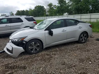 2021 Nissan Sentra SV z VIN 3N1AB8CV1MY302111, wystawiony jako Copart lot #63269115 z przebiegiem 30 108 mil mil oraz Szkoda całkowita • Salvage title. Historia ofert i sprzedaży dostępna na DreamBid. Obrazek 1.