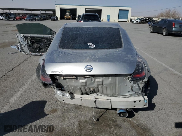 2005 Nissan 350Z Touring with VIN JN1AZ34D65M602736, listed as a Copart auction lot 46899355 with 178,001 mi miles and Salvage Title. Bid and sale history available at carsss.com. Image 6.