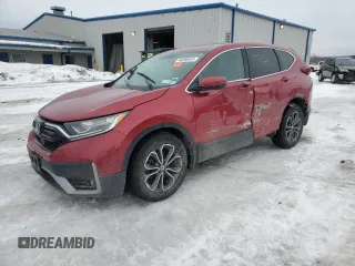 2021 Honda CR-V EX with VIN 2HKRW2H58MH619889, listed as a Copart auction lot 46990635 with 100,828 mi miles and Salvage Title. Bid and sale history available at carsss.com. Image 1.