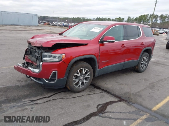 2021 GMC Acadia SLE with VIN 1GKKNKLS6MZ181694, listed as a IAAI auction lot 41536653 with 120,710 mi miles and . Bid and sale history available at DreamBid. Image 2.