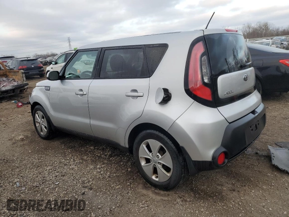 2015 Kia Soul with VIN KNDJN2A25F7810869, listed as a Copart auction lot 83112324 with 118,490 mi miles and Salvage Title. Bid and sale history available at carsss.com. Image 2.