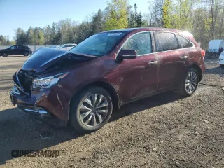 2016 Acura MDX Technology z VIN 5FRYD4H48GB503243, wystawiony jako Copart lot #55939355 z przebiegiem 222 720 mil mil oraz Szkoda całkowita • Salvage title. Historia ofert i sprzedaży dostępna na DreamBid. Obrazek 1.