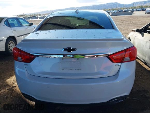 2016 Chevrolet Impala LTZ with VIN 2G1145S30G9185429, listed as a IAAI auction lot 41666638 with 150,471 mi miles. Bid and sale history available at carsss.com. Image 16.