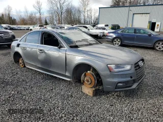 2015 Audi A4 Premium Plus with VIN WAUFFAFL3FN024995, listed as a Copart auction lot 44560935 with 0 mi miles and Salvage Title. Bid and sale history available at carsss.com. Image 4.
