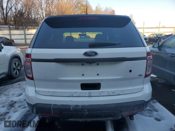 2013 Ford Utility Police Interceptor with VIN 1FM5K8AR3DGA31425, listed as a Copart auction lot 88179385 with 75,763 mi miles and Clean Title. Bid and sale history available at carsss.com. Image 6.