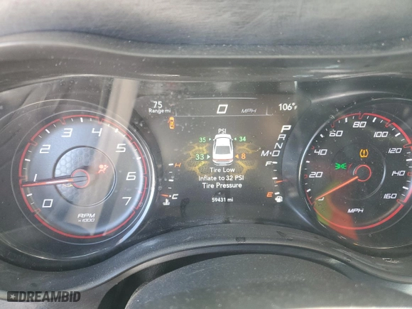 2018 Dodge Charger Daytona with VIN 2C3CDXCT8JH188932, listed as a Copart auction lot 49716765 with 59,431 mi miles and Salvage Title. Bid and sale history available at carsss.com. Image 9.