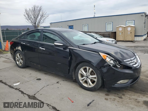 2011 Hyundai Sonata Limited with VIN 5NPEC4AC7BH211201, listed as a Copart auction lot 52184175 with 199,806 mi miles and Salvage Title. Bid and sale history available at DreamBid. Image 4.