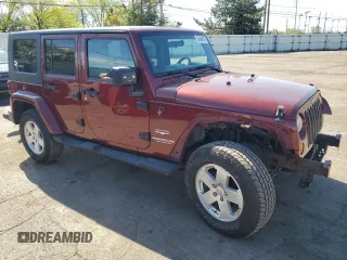 2008 Jeep Wrangler Unlimited Sahara with VIN 1J4GA59168L534967, listed as a Copart auction lot 54894635 with 180,581 mi miles and Salvage title. Bid and sale history available at DreamBid. Image 4.