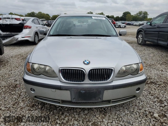 2002 BMW 3 Series 330i with VIN WBAEV53462KM22605, listed as a Copart auction lot 72362534 with 108,590 mi miles and Salvage Title. Bid and sale history available at carsss.com. Image 5.