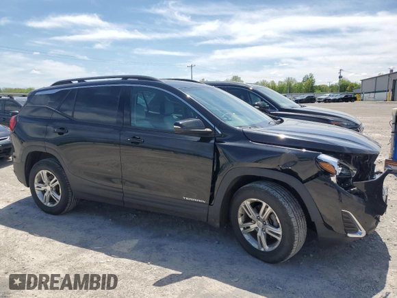 2019 GMC Terrain SLE z VIN 3GKALTEV2KL232966, wystawiony jako Copart lot #57748455 z przebiegiem 96 098 mil mil oraz Szkoda całkowita • Salvage title. Historia ofert i sprzedaży dostępna na DreamBid. Obrazek 4.